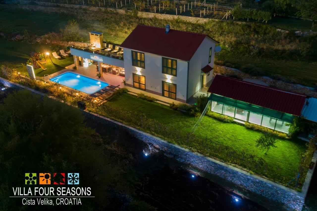 Villa Four Seasons, Heated Pool And 3 En-Suite Bathrooms Velika Čista Zewnętrze zdjęcie