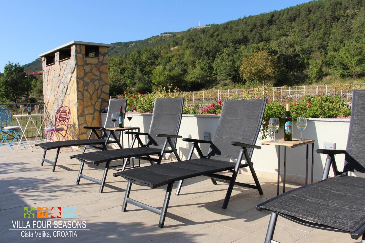 Villa Four Seasons, Heated Pool And 3 En-Suite Bathrooms Velika Čista Zewnętrze zdjęcie