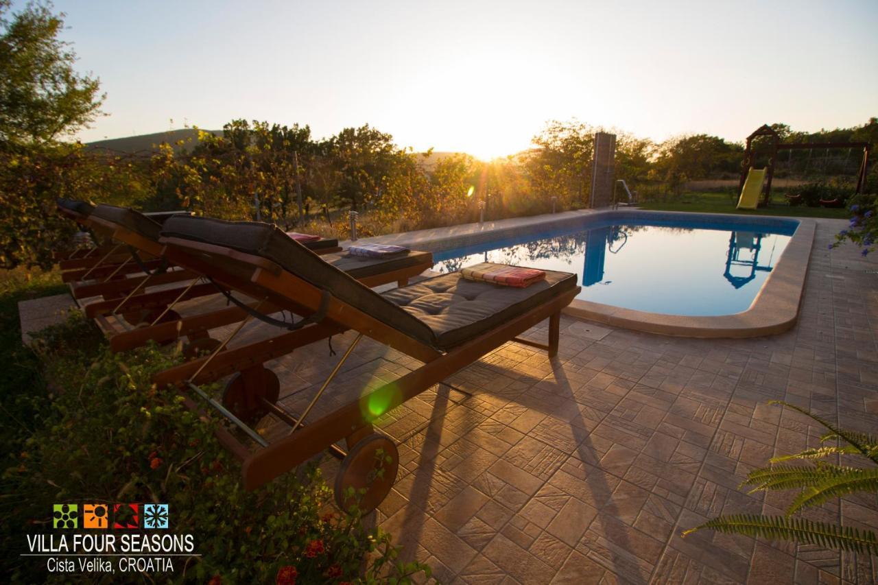 Villa Four Seasons, Heated Pool And 3 En-Suite Bathrooms Velika Čista Zewnętrze zdjęcie