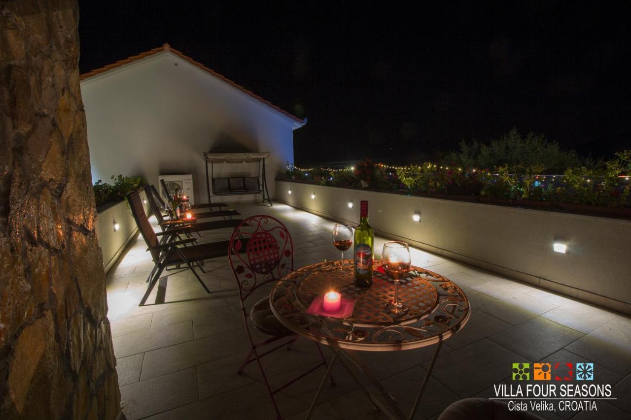 Villa Four Seasons, Heated Pool And 3 En-Suite Bathrooms Velika Čista Zewnętrze zdjęcie