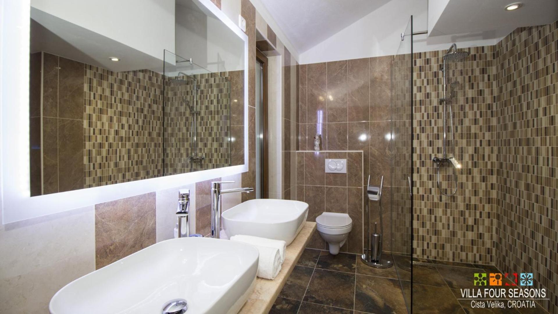 Villa Four Seasons, Heated Pool And 3 En-Suite Bathrooms Velika Čista Zewnętrze zdjęcie